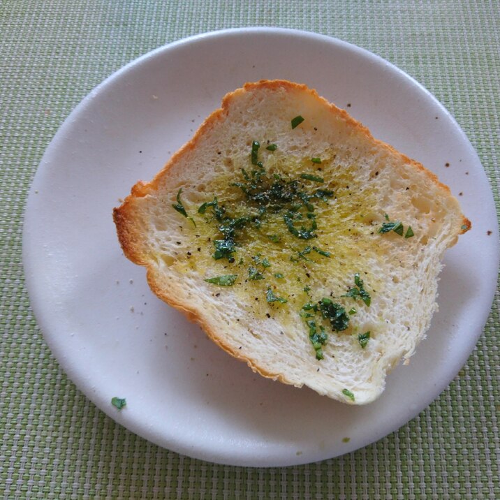 バジルのオリーブオイルトースト レシピ 作り方 By Hirohyt102 楽天レシピ